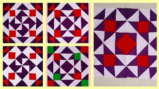 Patchwork quilt Patchwork designPatchwork free patternquilt tutorial [upl. by Tengler693]