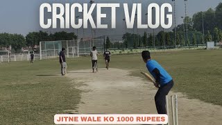 Cricket Match Ho Aur Satta na lage aisa kaise ho sakta hai  Match Vlog [upl. by Dredi]