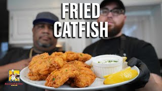 Southern Fried Catfish How to cook this delicious fish [upl. by Nemlaz]