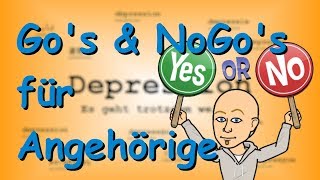 Der richtige Umgang mit depressiven Menschen  Tipps für Angehörige  Hilfe bei Depressionen [upl. by Laine]