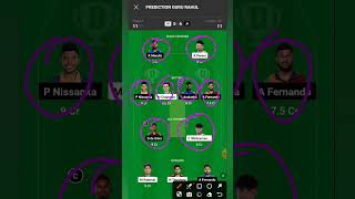 Dambulla Sixers vs Jaffna Kings Dream11 Head 2 Head Team Cricket Dream11 [upl. by Asilla]