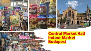 Central Market hall Budapest  Indoor market [upl. by Edmunda]