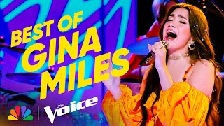 The Best Performances from Season 23 Winner Gina Miles  The Voice  NBC [upl. by O'Gowan]