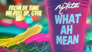 Nikita  What Ah Mean Lyric Video 2024 [upl. by Alekat]