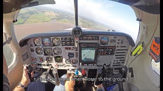 Mooney Ovation  landing at 27 knots wind in Canada [upl. by Enelkcaj]