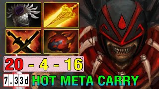 Hot Meta Hard Carry Bloodseeker Cancer Build Blade Mail  Radiance Max Speed Hunt Dota2 733D [upl. by Neau]