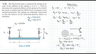 5–48 Equilibrium of a Rigid Body Chapter 5 Hibbeler Statics Benam Academy [upl. by Nossila]