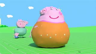 Peppa Pig VS 1000KG experiment 😄 NOT FOR KIDS [upl. by Anial]