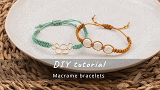 Macrame bracelets  Making bracelets ★ Dreambeads Online [upl. by Cummins]