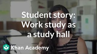 Student story Work study as a study hall [upl. by Arytahs]