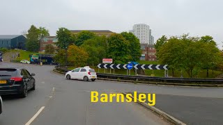 Driving Through Barnsley During Afternoon Rush Hour in 4K [upl. by Nnodnarb581]