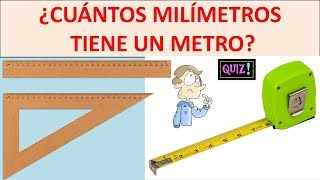 cuantos milimetros tiene un metro [upl. by Rosabelle]