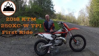 2018 KTM 250 XCW TPI First Ride  Episode 27 [upl. by Mlehliw272]