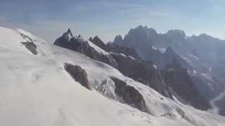 Aiguille Du Midi Mont Blanc Cable Car Gondola Chamonix Valley France [upl. by Kappenne]