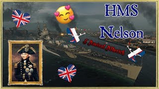 WoWs  Nelson WiP  Un Dunkerque anglais [upl. by Ynettirb202]