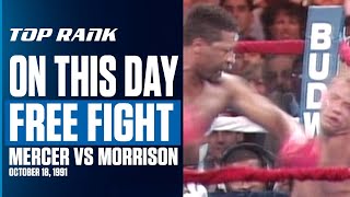 No Mercy Ray Mercer Viciously Knocks Out Tommy Morrison  ON THIS DAY FREE FIGHT [upl. by Marcy601]