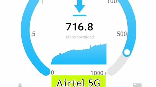 Airtel 5G Internet Speed Test by Open Speed Test [upl. by Floeter]