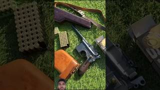 Mauser C96 vs APS Stechkin asmr gunvideos [upl. by Onitnas]