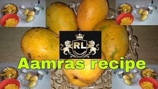 Mangifera Indica MangoAamras recipe [upl. by Sirod551]