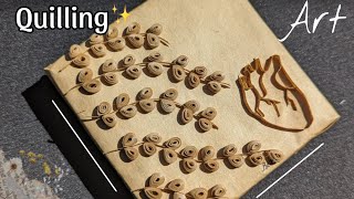 Basic quilling design  quilling paper art [upl. by Aerdnu]