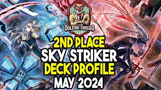 YuGiOh 2nd Place Sky Striker Deck Profile May 2024 [upl. by Heddy]