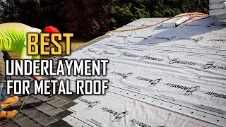 Top 5 Best Underlayment for Metal Roof Review  Roof Protector Underlayment Roll 2024 [upl. by Ognimod]