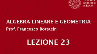 Lezione 23 [upl. by Enilorak]