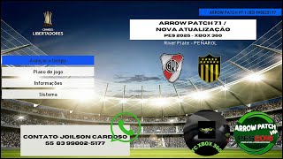 ARROW PATCH 71 VIP  PATCH XBOX 360  EFOOTBALL 2025 NOVA ATUALIZAÇÃO\\\ [upl. by Neelhtac610]