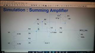 LT Spice OpAmp Summing Amplifier Simulation  Design amp Simulation of Operational Amplifiers [upl. by Ladnar]