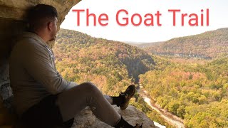 Hiking the Goat Trail Big Bluff  Buffalo National River Arkansas [upl. by Jana]