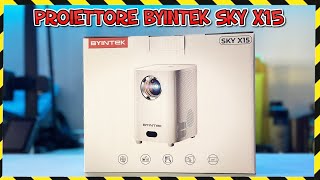 PROIETTORE BYINTEK SKY X15 LA RECENSIONE  CODICE SCONTO [upl. by Ahsir]