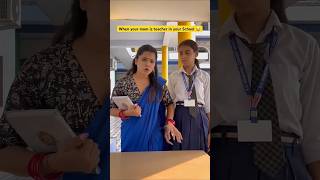 When your Mother is a Teacher 🏫 shorts funnyshorts ytshorts teacherlife school [upl. by Bullion]