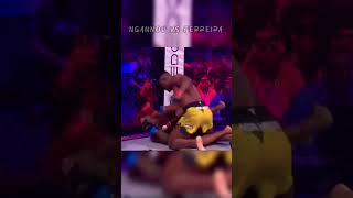 Ngannou Vs Ferreira ko knockout francisngannou ferreira pflmma mma mmaknockouts headshot [upl. by Mattox]