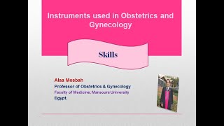 Instruments used in Obstetrics and Gynecology skills [upl. by Imnubulo]