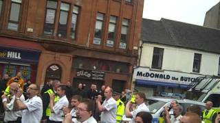 Bigoted loyalist scum shouting obscenities at marchers [upl. by Nolyag]