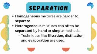 Heterogeneous Homogeneous Mixtures Review [upl. by Fai]