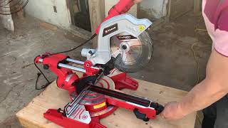 My First Miter Saw  Einhell TESM 254 DUAL  Assembly Adjusting Test Cuts  Woodworking [upl. by Enileuqkcaj]