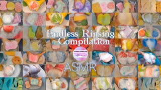 ASMR  Rinsing compilation ☁️ Various sponges [upl. by Dviad]