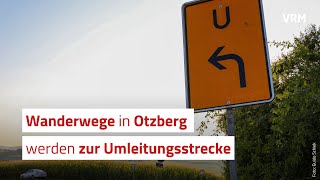 Wanderwege werden in Otzberg zur Umleitungsstrecke [upl. by Mahmoud572]