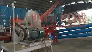 NEW Biochar Making Machine Wood Pellets Charcoal Carbonizing Furnace Working video without water [upl. by Tommy]