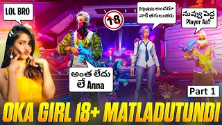 Telugu Girl Player Scold My Teammate  Strictly 18  Free Fire Telugu  Garena Free Fire [upl. by Tail858]