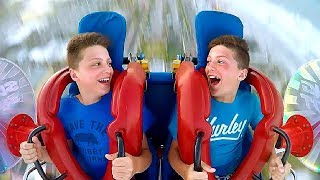 KIDS  Brothers 1  Funny Slingshot Ride Compilation [upl. by Dahlia]