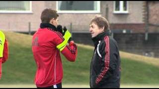 Kenny Dalglishs 1st Liverpool training Session [upl. by Elyrrad]