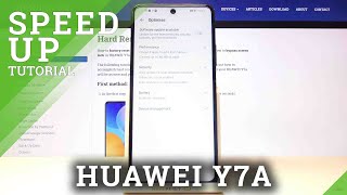 How to Speed Up HUAWEI Y7A  Optimize Android Device [upl. by Keane]