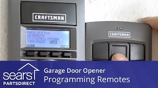 Programming Garage Door Opener Remotes [upl. by Chloras]