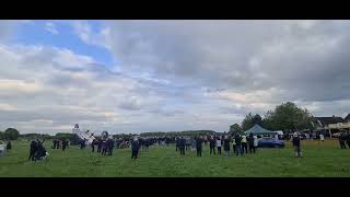 Lancaster 80th dam busters fly past at RAF Scampton  We will remember them [upl. by Roter]