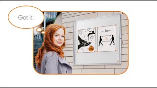 Nobo Premium Plus Outdoor Lockable Notice Boards Product Video EN [upl. by Aleedis]