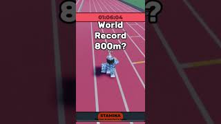 World Record 800m Dash 🤯🤯 Track amp Field Infinite roblox 800meter record [upl. by Dionisio]