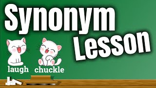 Synonyms Lesson Video [upl. by Arodnap164]