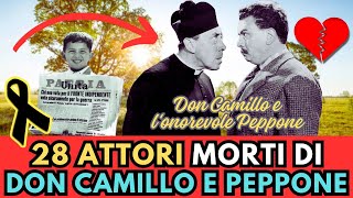 28 ATTORI MORTI di quotDon Camillo e lonorevole Pepponequot [upl. by Assilac185]